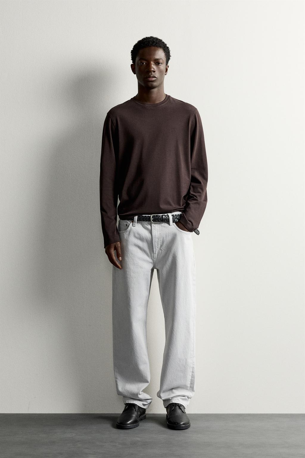 Zara Uzun qollu regular fit köynək