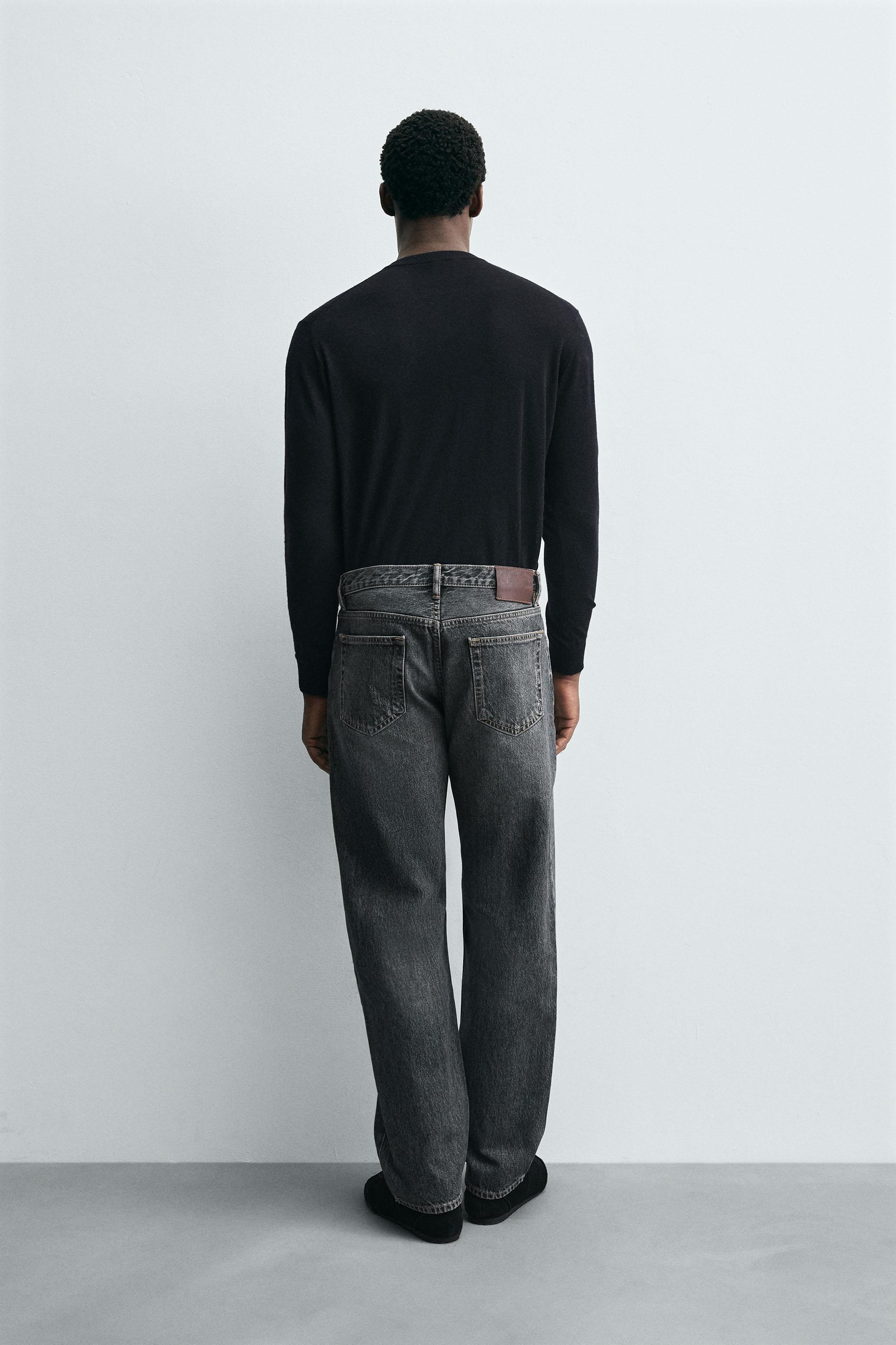 ダークグレー ストレートフィット デニム STRAIGHT FIT デニムパンツ - グレー | ZARA Japan / 日本