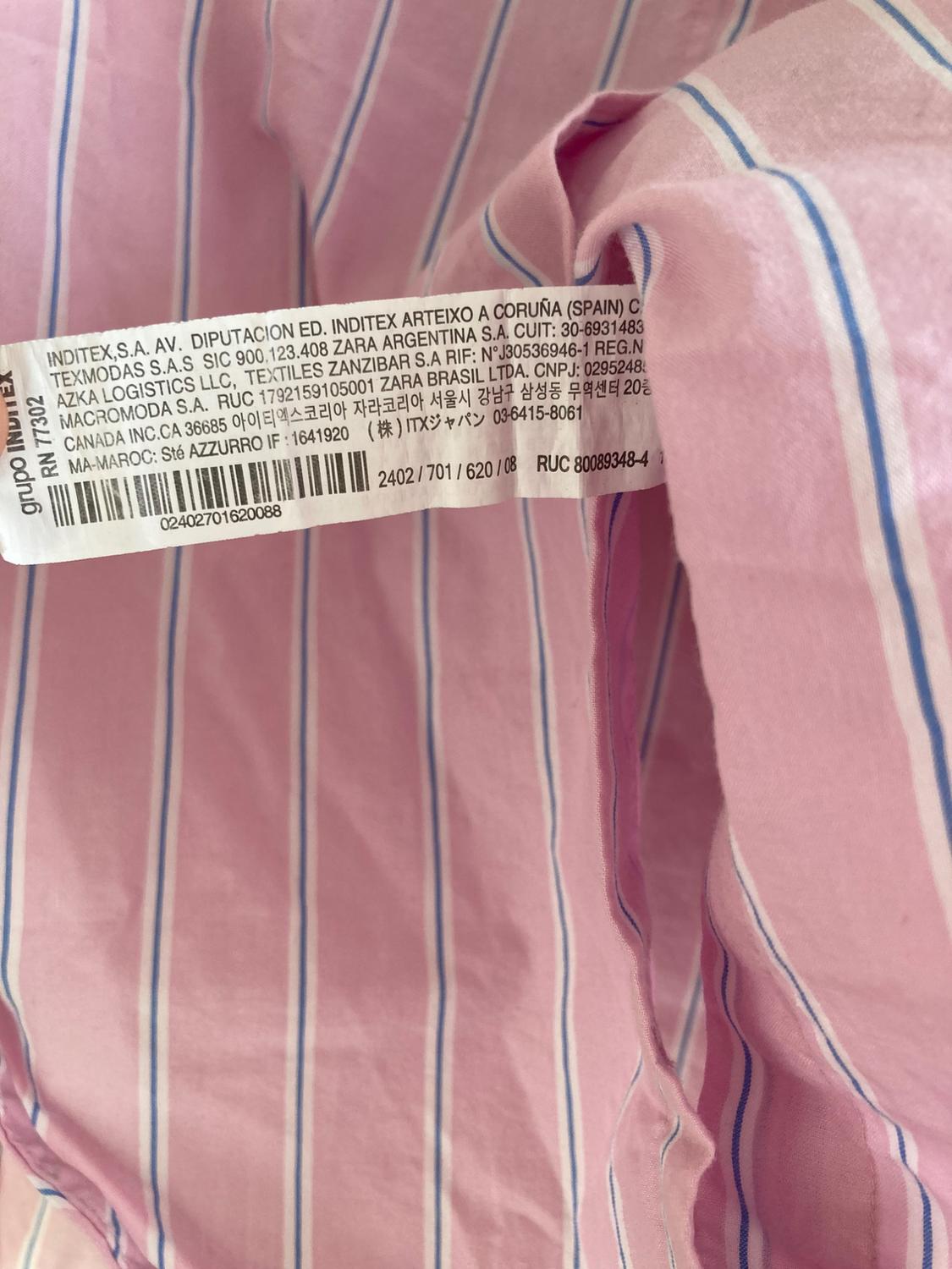 STRIPED POPLIN SHIRT - Image 4