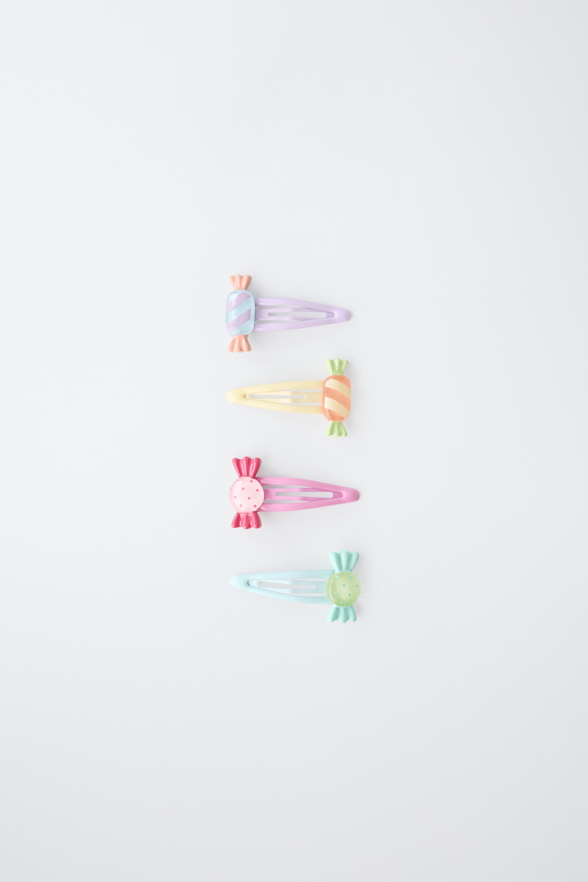 PACK OF FOUR CANDY HAIR CLIPS