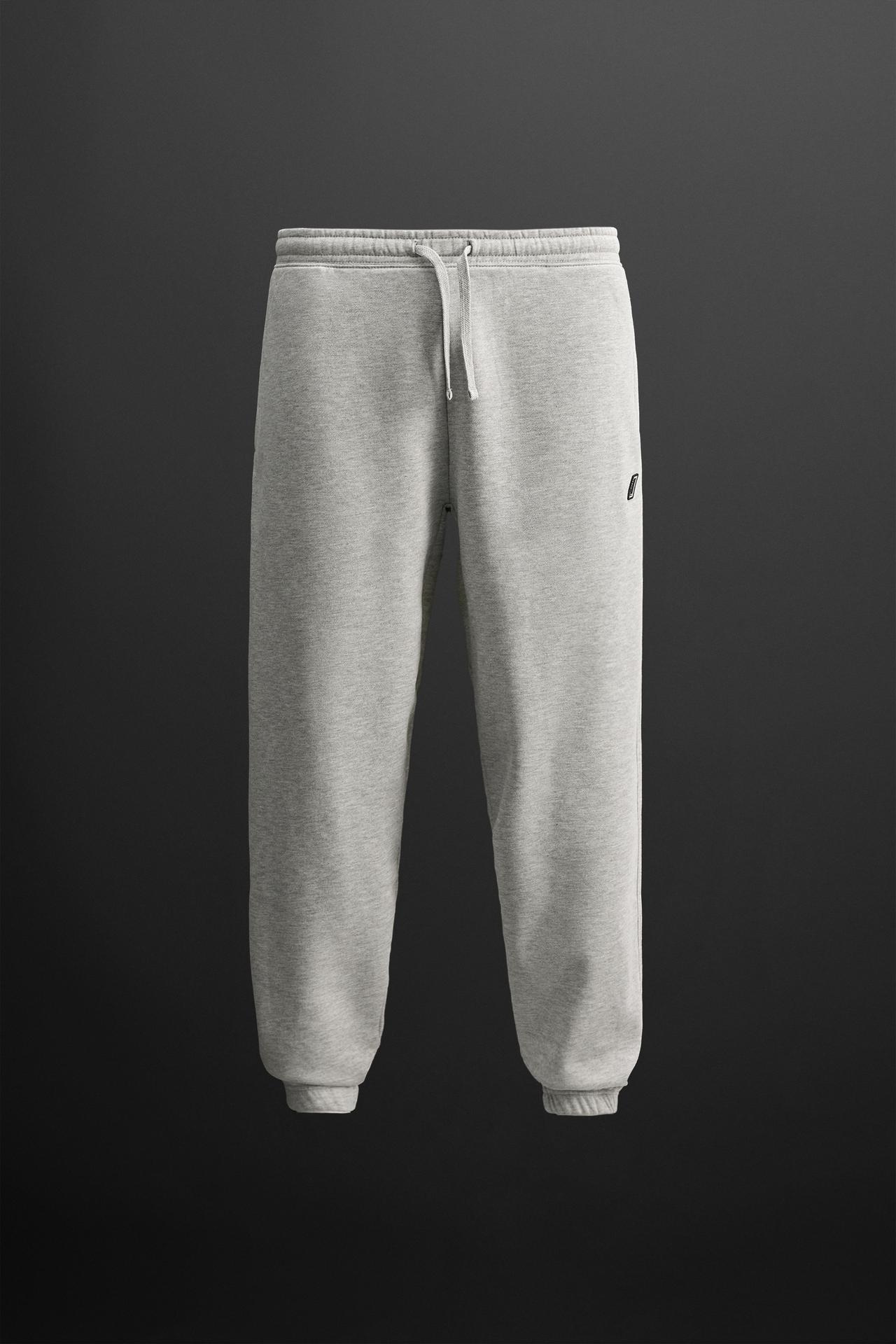 Zara JOGGER PANTS - Gray marl