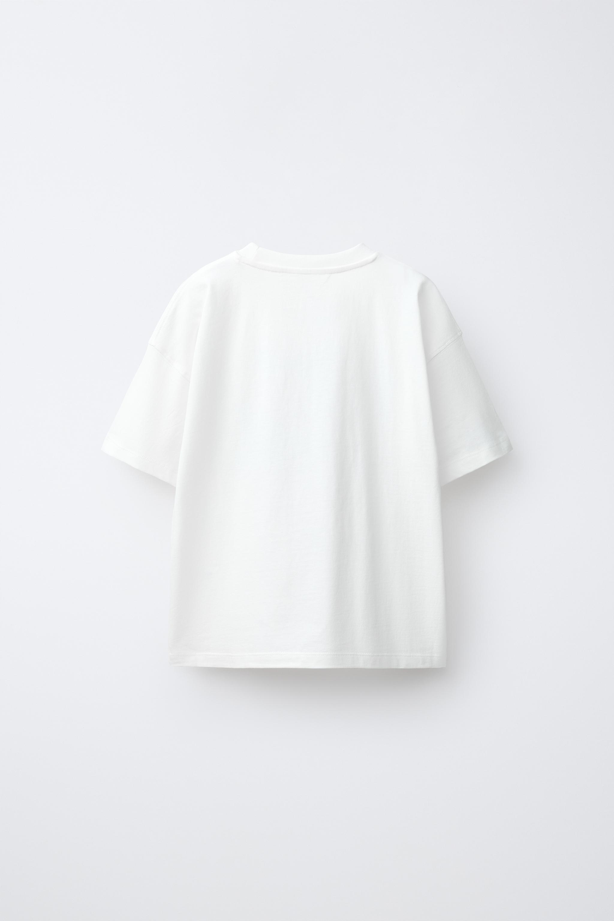 TEXT PRINT T-SHIRT — White