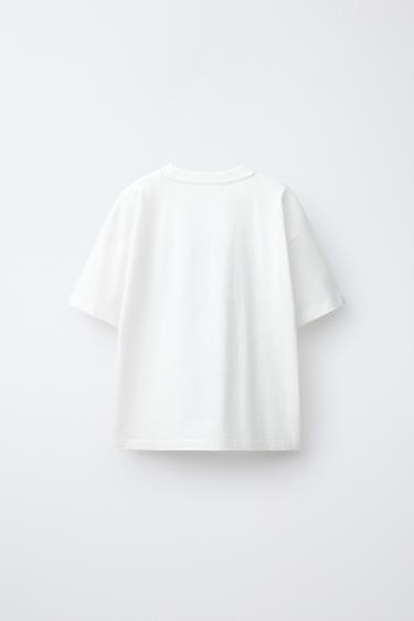 TEXT PRINT T-SHIRT — White 2