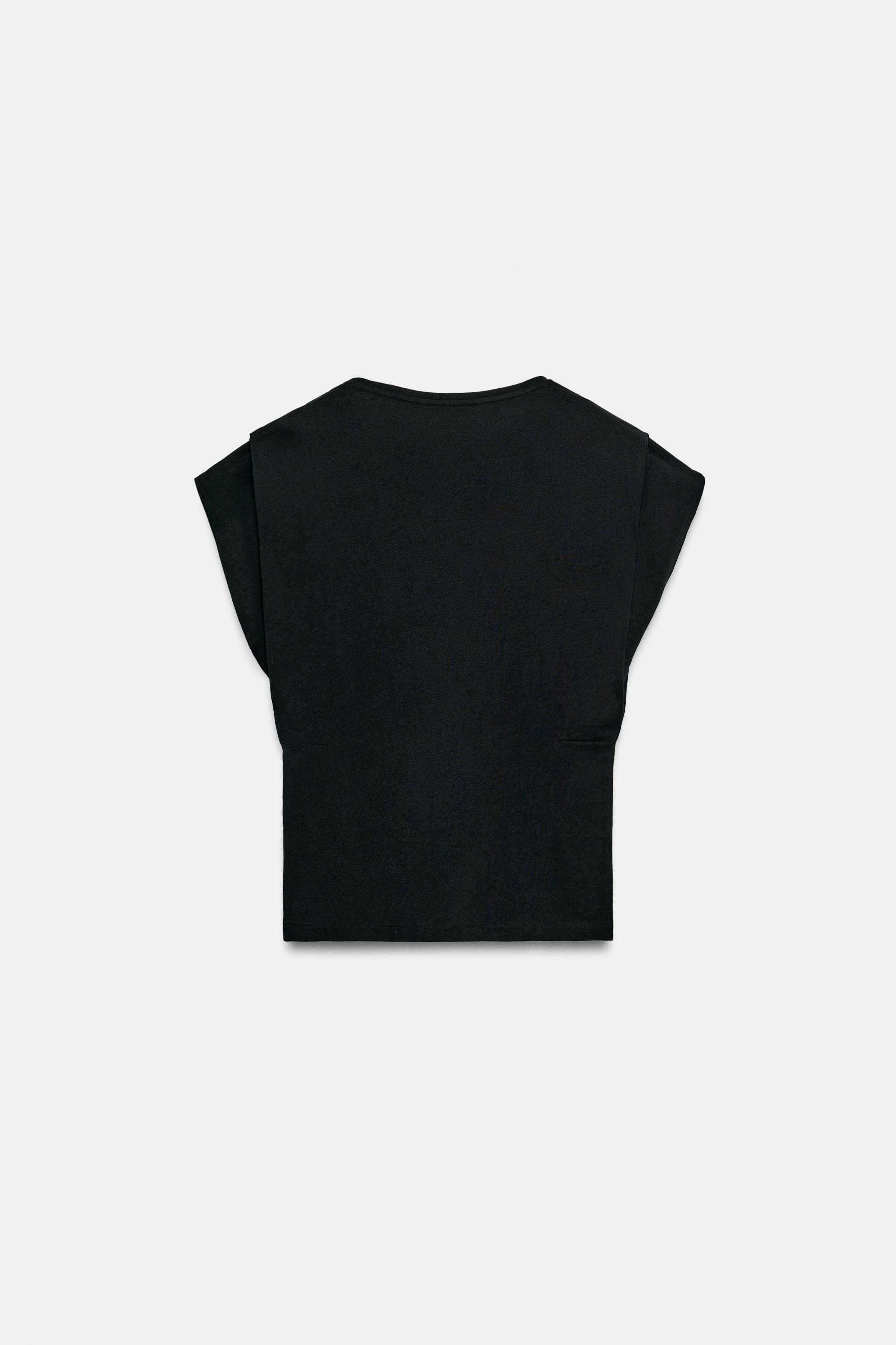 COTTON V-NECK T-SHIRT