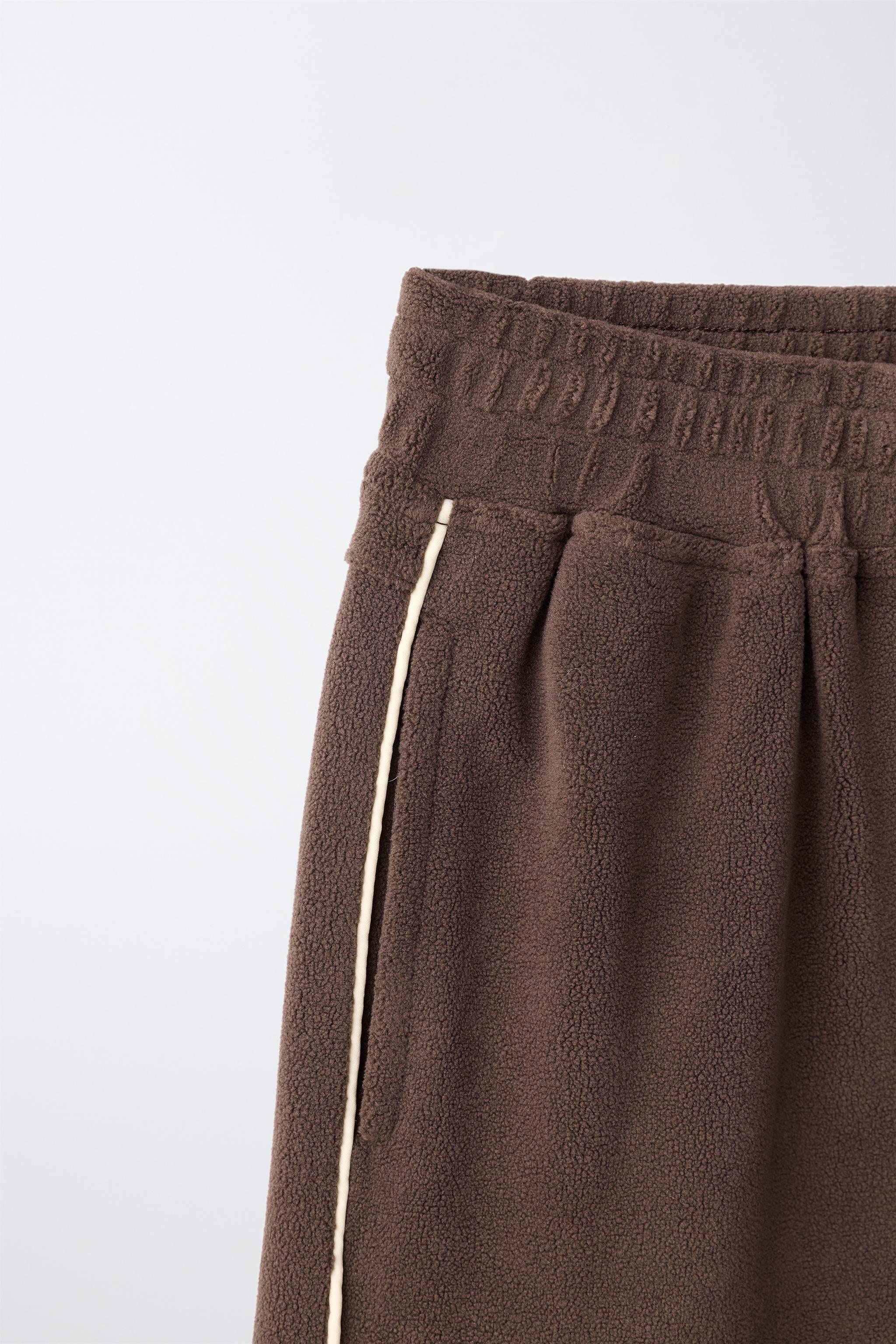 PANTALON POLAIRE LISERÉ CONTRASTE
