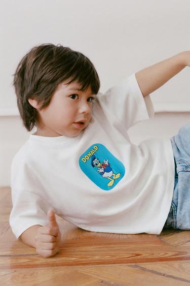 CAMISETA BORDADO PATO DONALD © DISNEY - Blanco de Zara