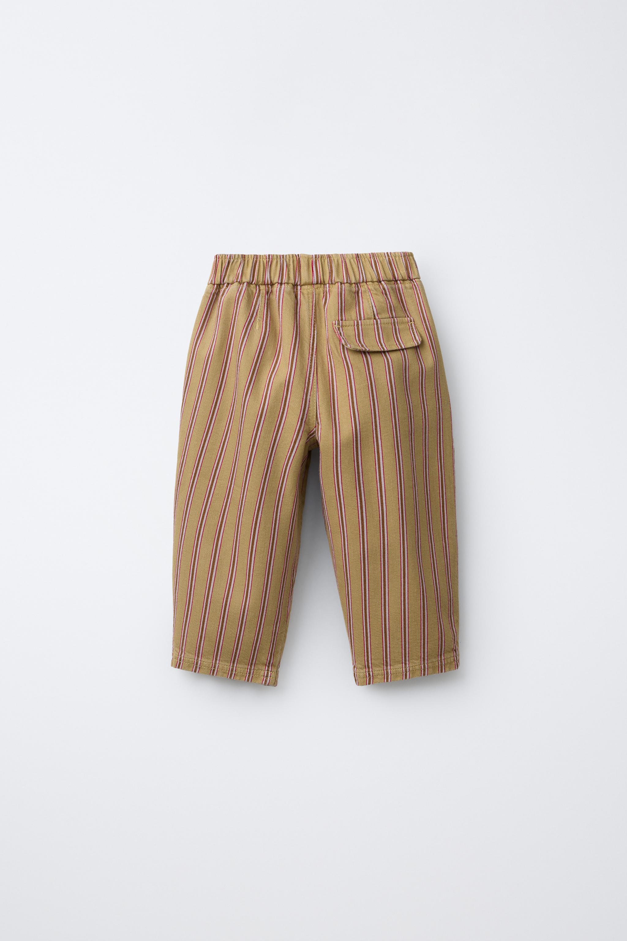 PANTALON BAGGY À RAYURES