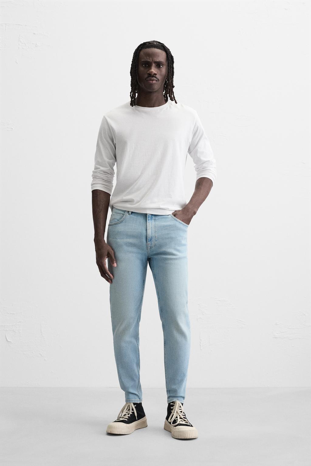 CROPPED SKINNY FIT JEANS