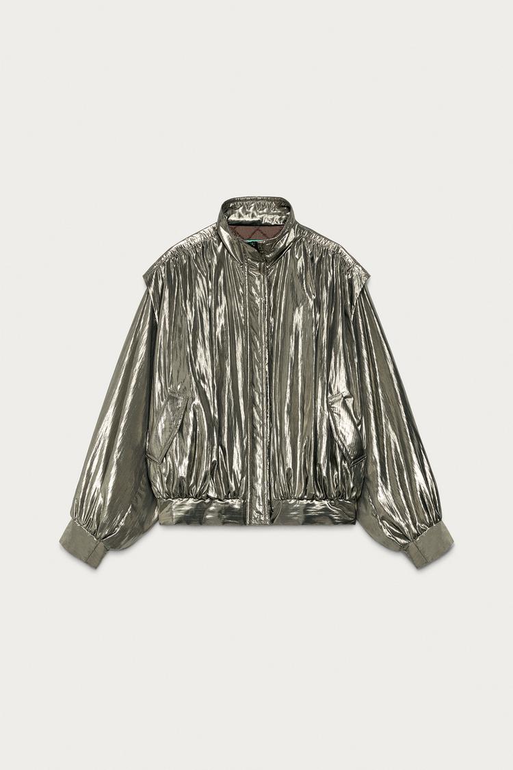 CHAQUETA METÁLICA MARISA BERENSON X ZARA 2