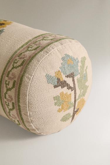 STITCH CUSHION COVER - Light green by Zara - Image 2