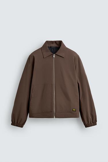 FUNKTIONSJACKE, RELAXED FIT - Braun von Zara