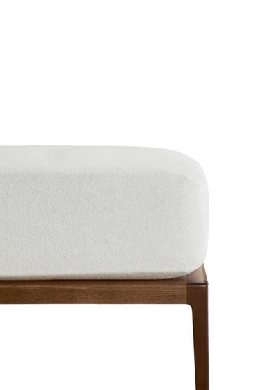 COPRIMATERASSO IMPERMEABILE IN SPUGNA DI COTONE - Bianco di Zara