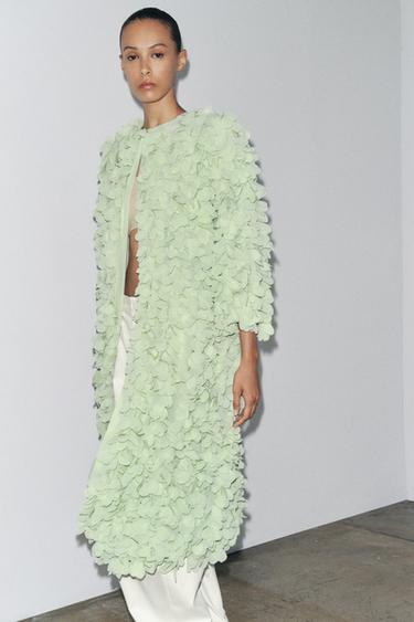 CAPPOTTO PETALI - Menta di Zara