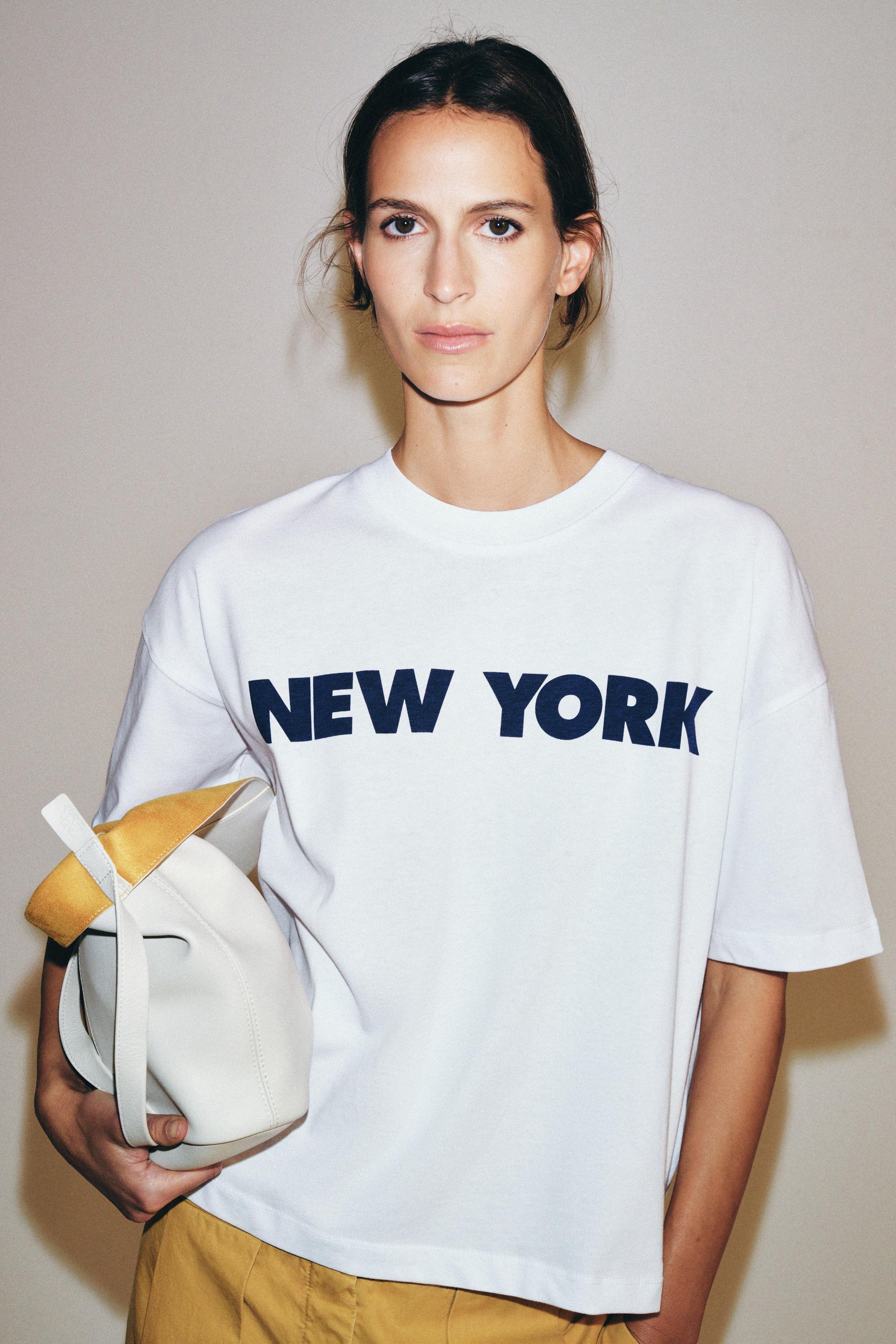 OVERSIZE TEXT T-SHIRT — White