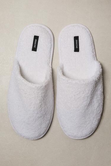 CHAUSSONS SERVIETTE DE BAIN - Blanc de Zara