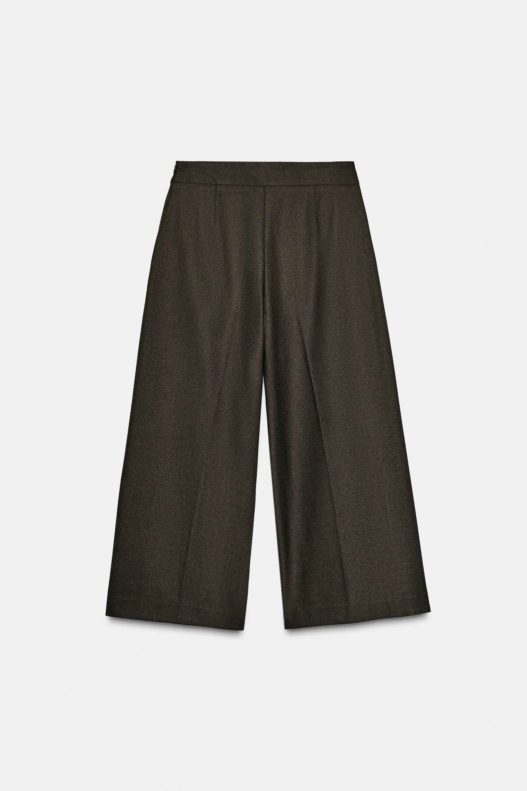 PANTALON JUPE-CULOTTE À BOUTONS