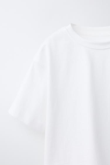 PLAIN HEAVY WEIGHT T-SHIRT - White by Zara - Image 2