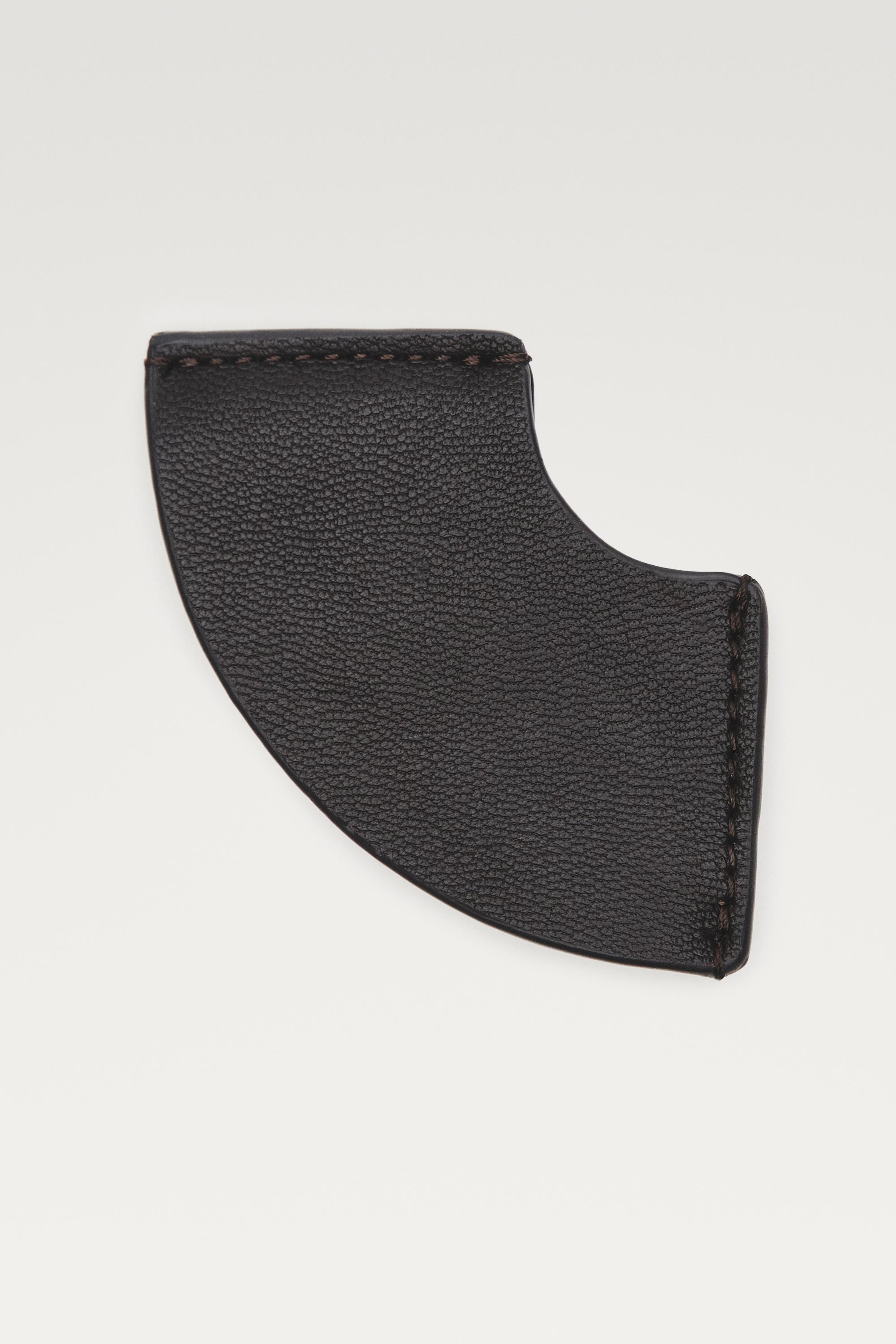 Nappa leather bookmark — Brown