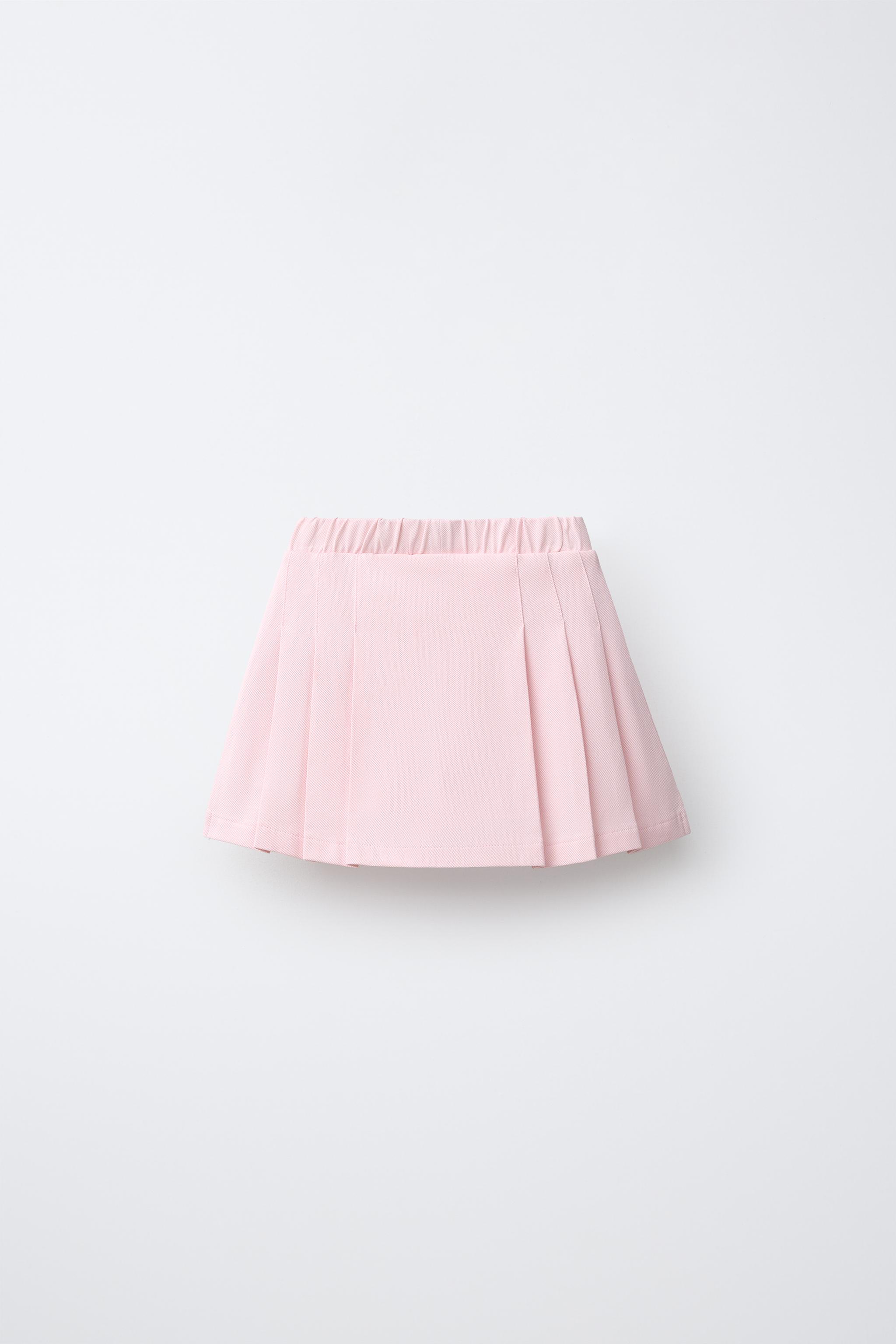 Детские юбки Zara BOX PLEAT PIQUÉ SKORT — фото 2