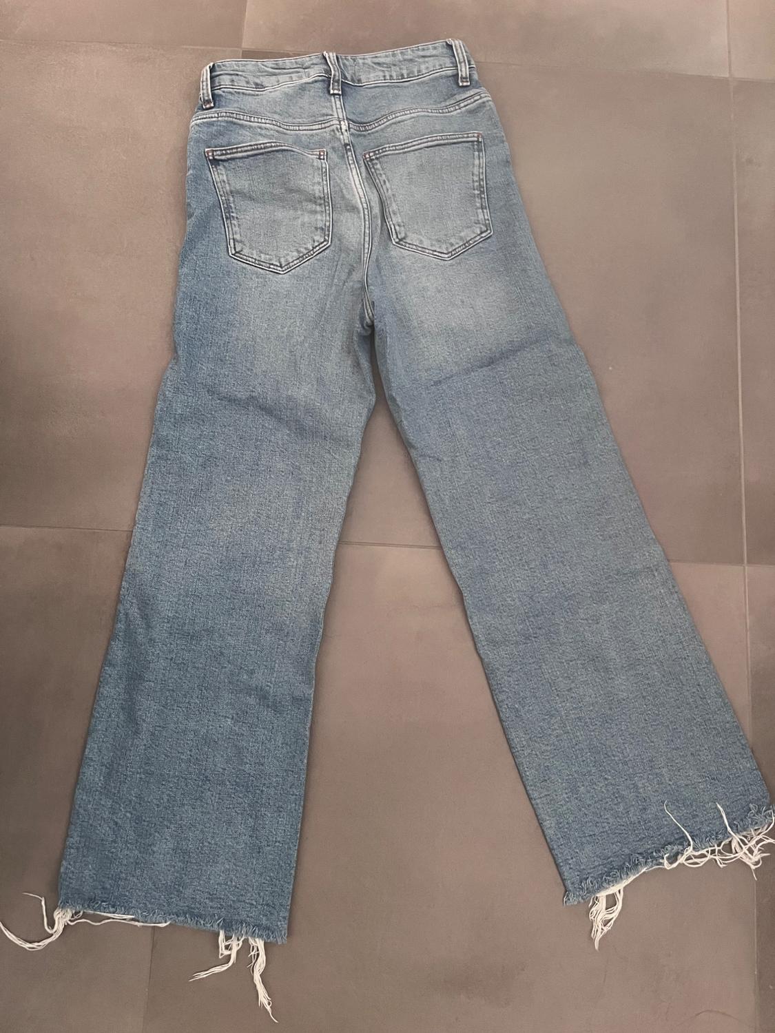 ZW PREMIUM HIGH WAIST CULOTTE SUNRISE BLUE JEANS - Image 2