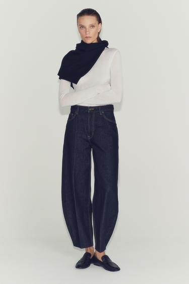 ZW COLLECTION ԲԱՐՁՐ ԳՈՏԻՈՎ ԿՈՆՈՒՍԱՁԵՎ ՋԻՆՍԵՐ - Կապույտ Zara-ից
