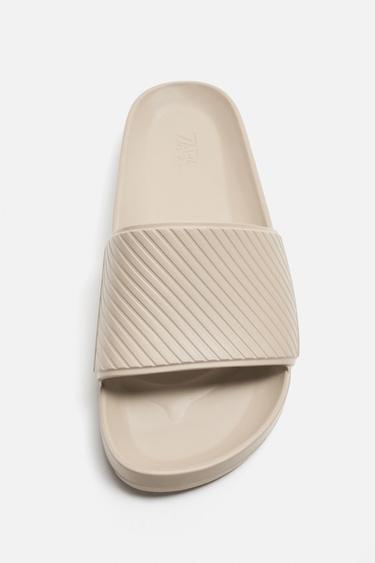 CLAQUETTES DE PLAGE - Marron sable de Zara - Image 2