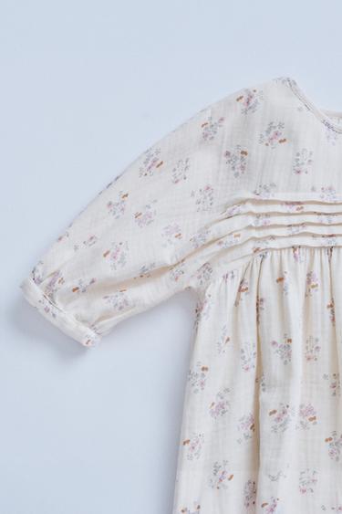 TIMELESZ - FLORAL DRESS - Ecru by Zara - Image 2