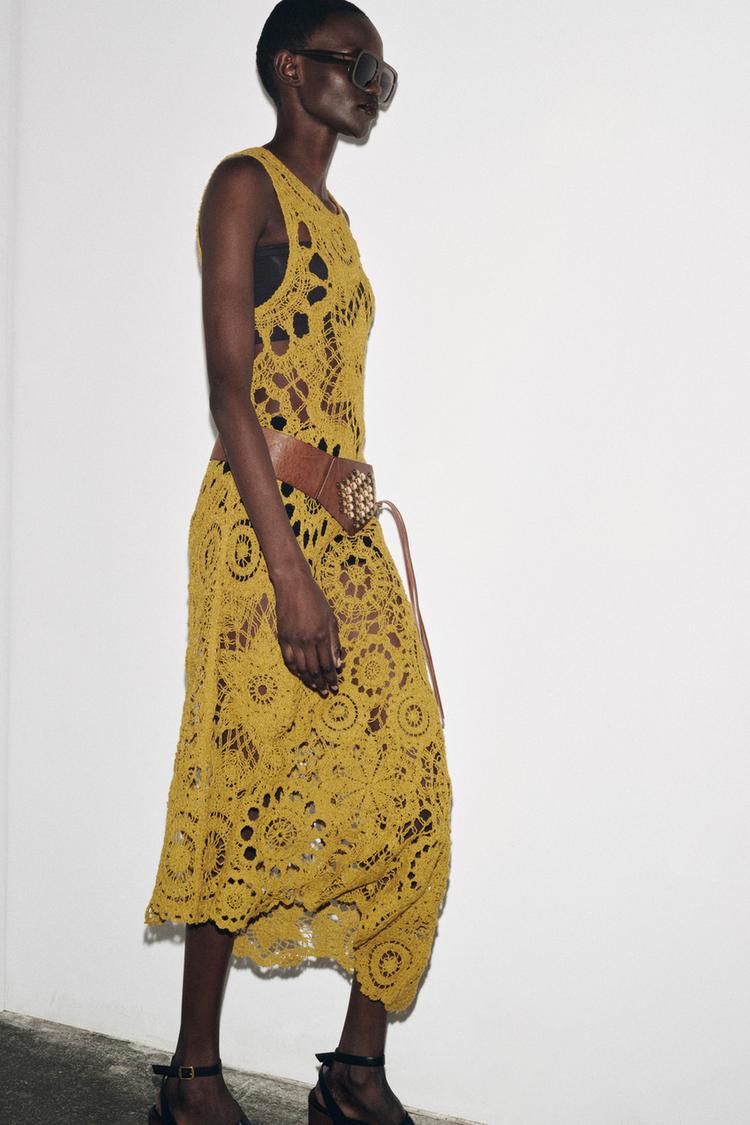 Vestido Crochet Zara Tejidos Zara Tejido Zara Vestido Crochet