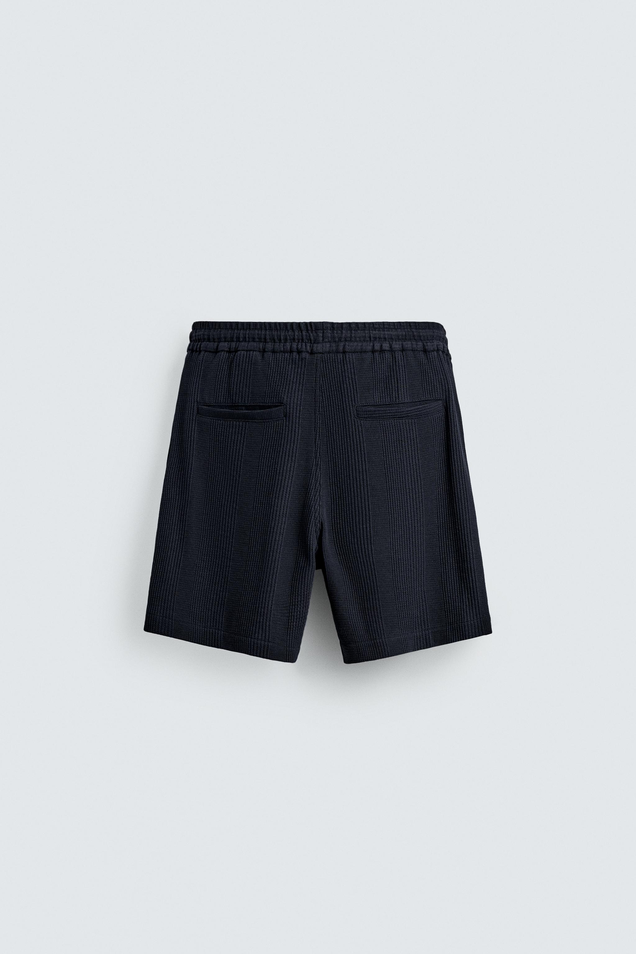 BERMUDA RELAXED FIT STRUCTURÉE