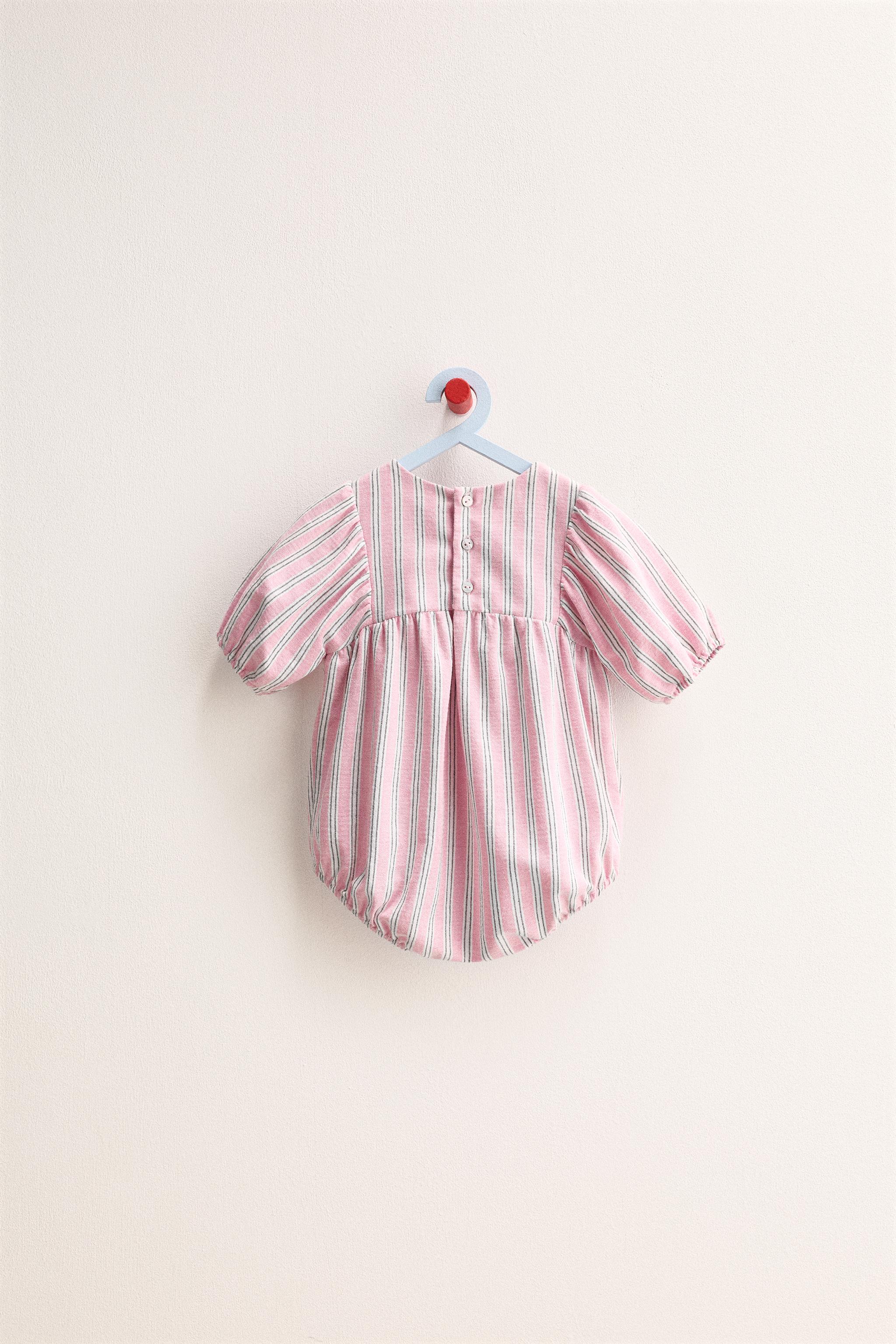 ZARA TIMELESS - STRIPED ROMPER