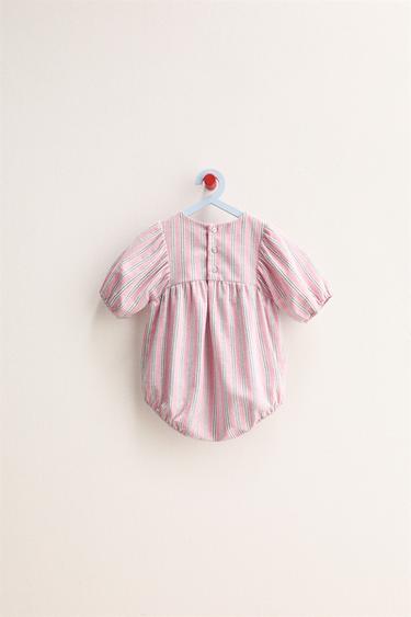 ZARA TIMELESS - BODY À RAYURES - Rose de Zara - Image 1
