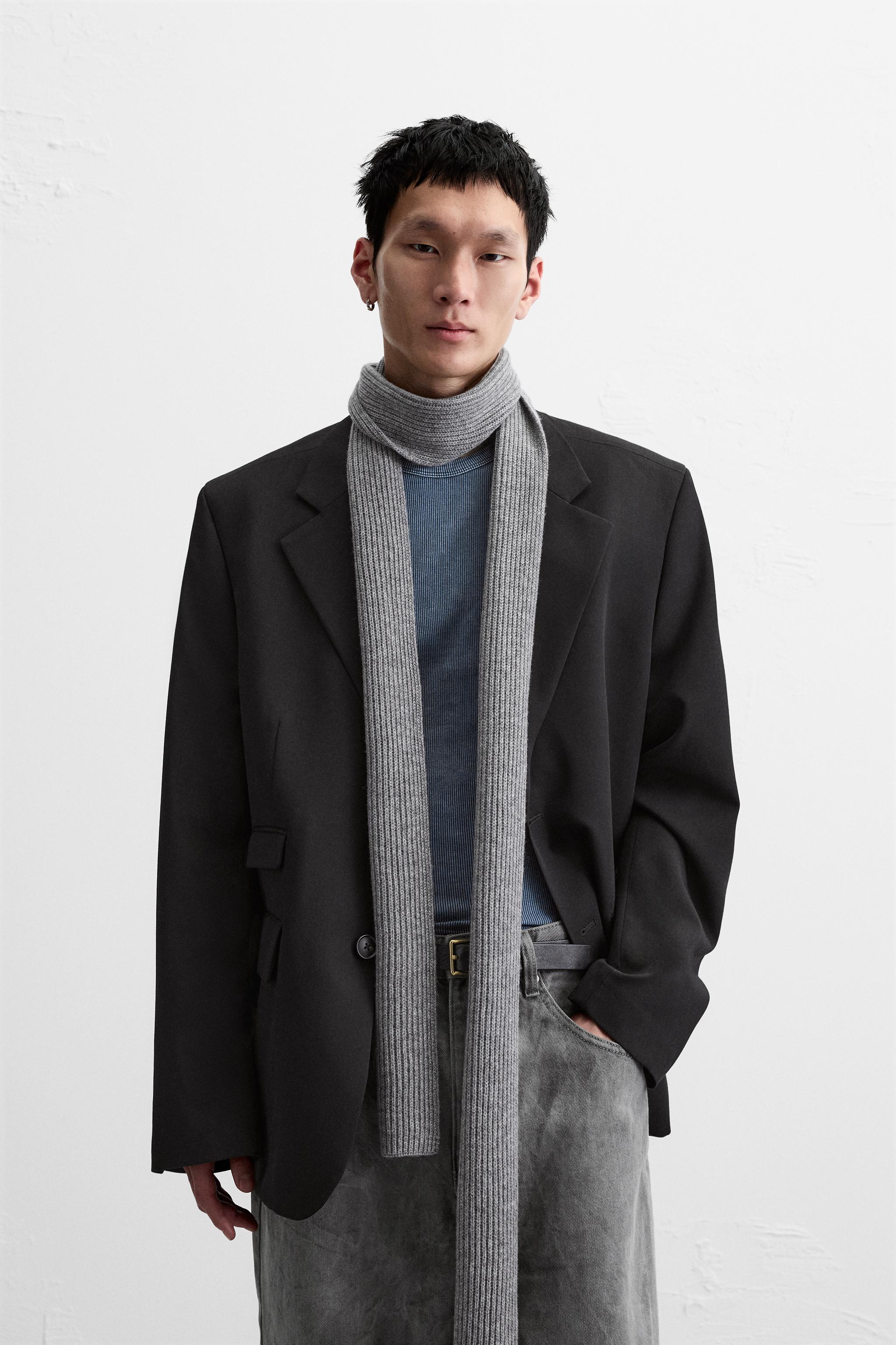 テクスチャー ツイル ブレザー - ブラック | ZARA Japan / 日本