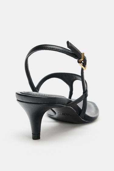 SANDALES À BRIDES - Noir de Zara - Image 5