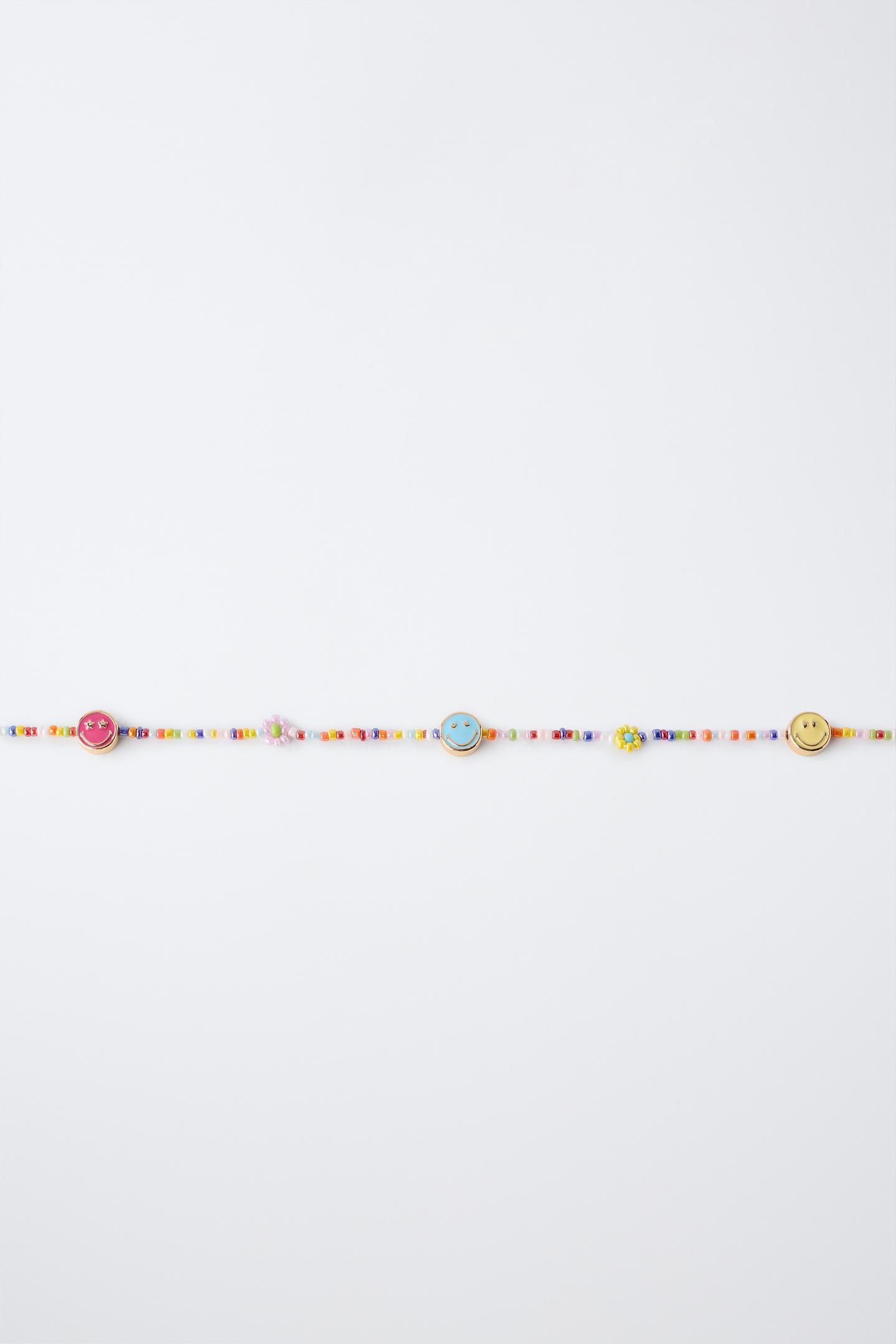 Детское колье Zara Smileyworld ® Beaded, цвет: Разноцветный — фото 2