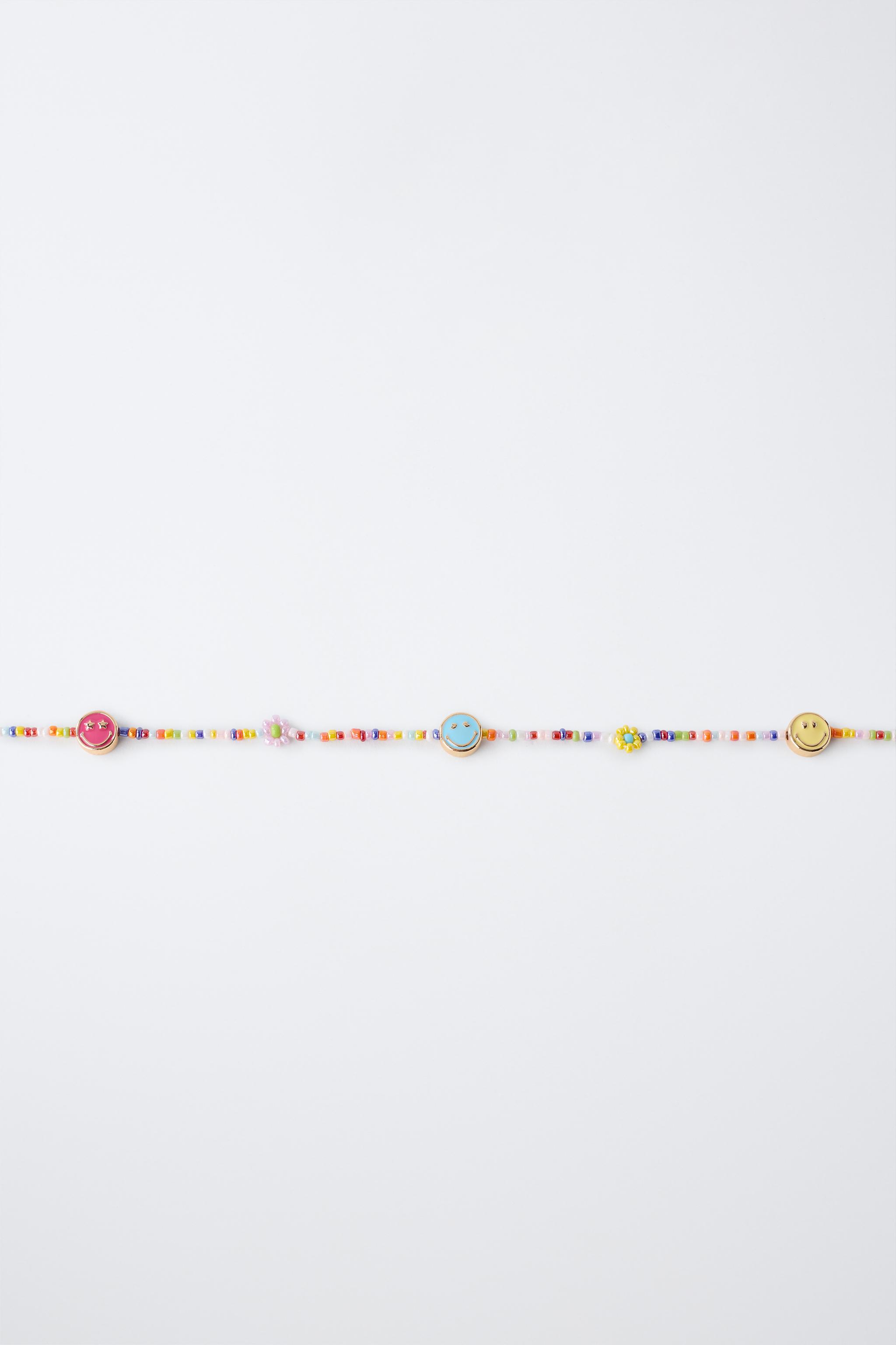 Детские аксессуары Zara SMILEYWORLD ® BEADED NECKLACE — фото 2