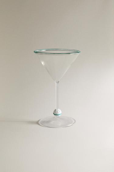 COPA CÓCTEL BOLA GOLF - Verde de Zara - Imagen 0