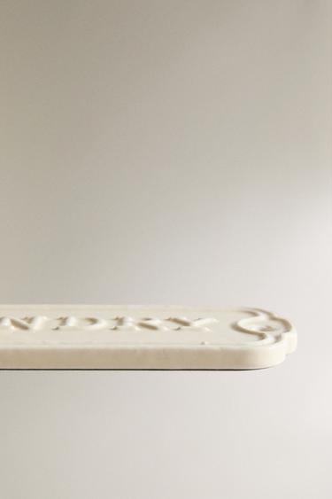 DECORATIVE LAUNDRY PLATE - Cream by Zara - Image 3