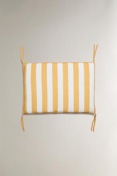 RÜCKENKISSEN SITZBANK STREIFEN - Gestreift von Zara - Bild 0