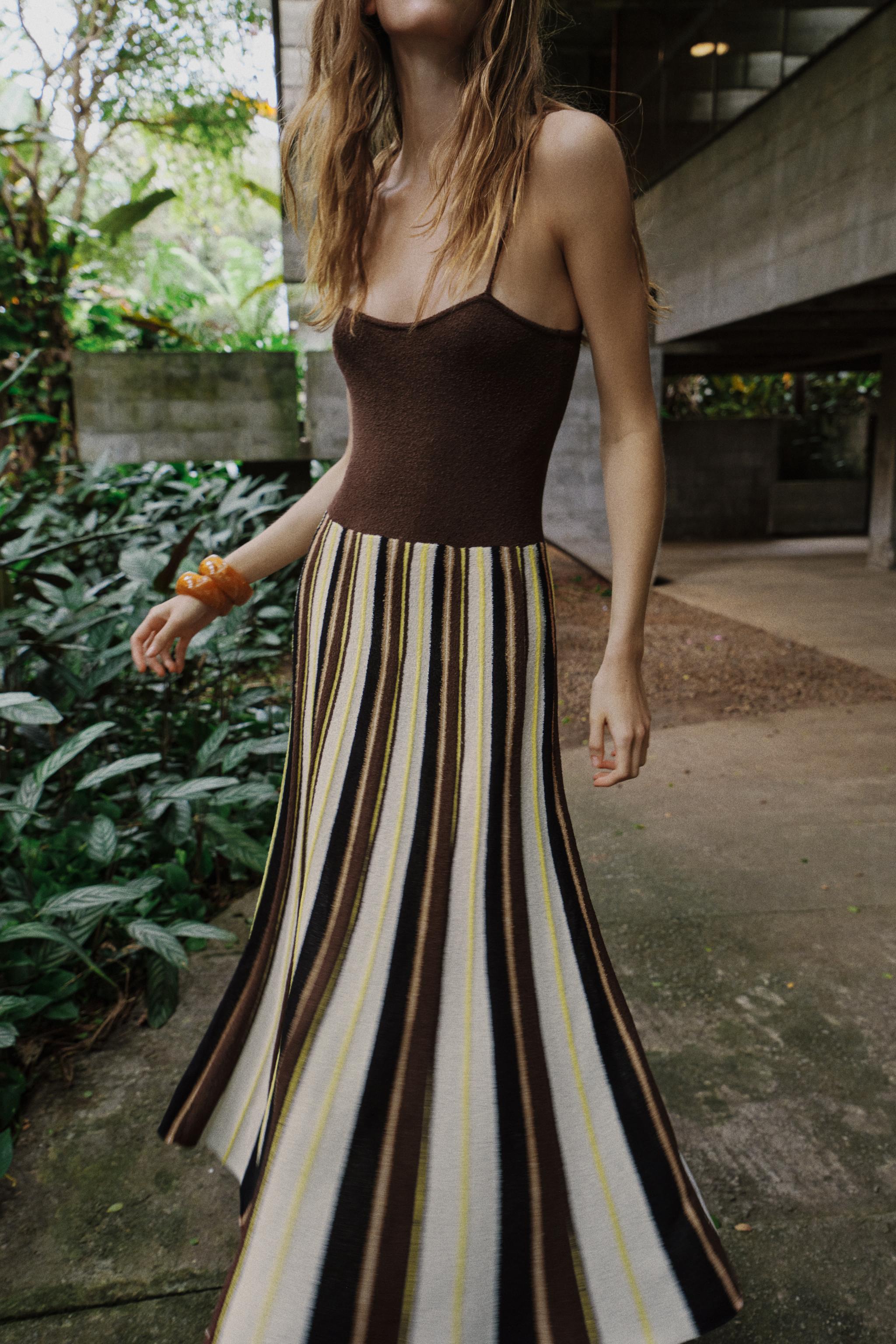 RUSTIC STRIPED DRESS