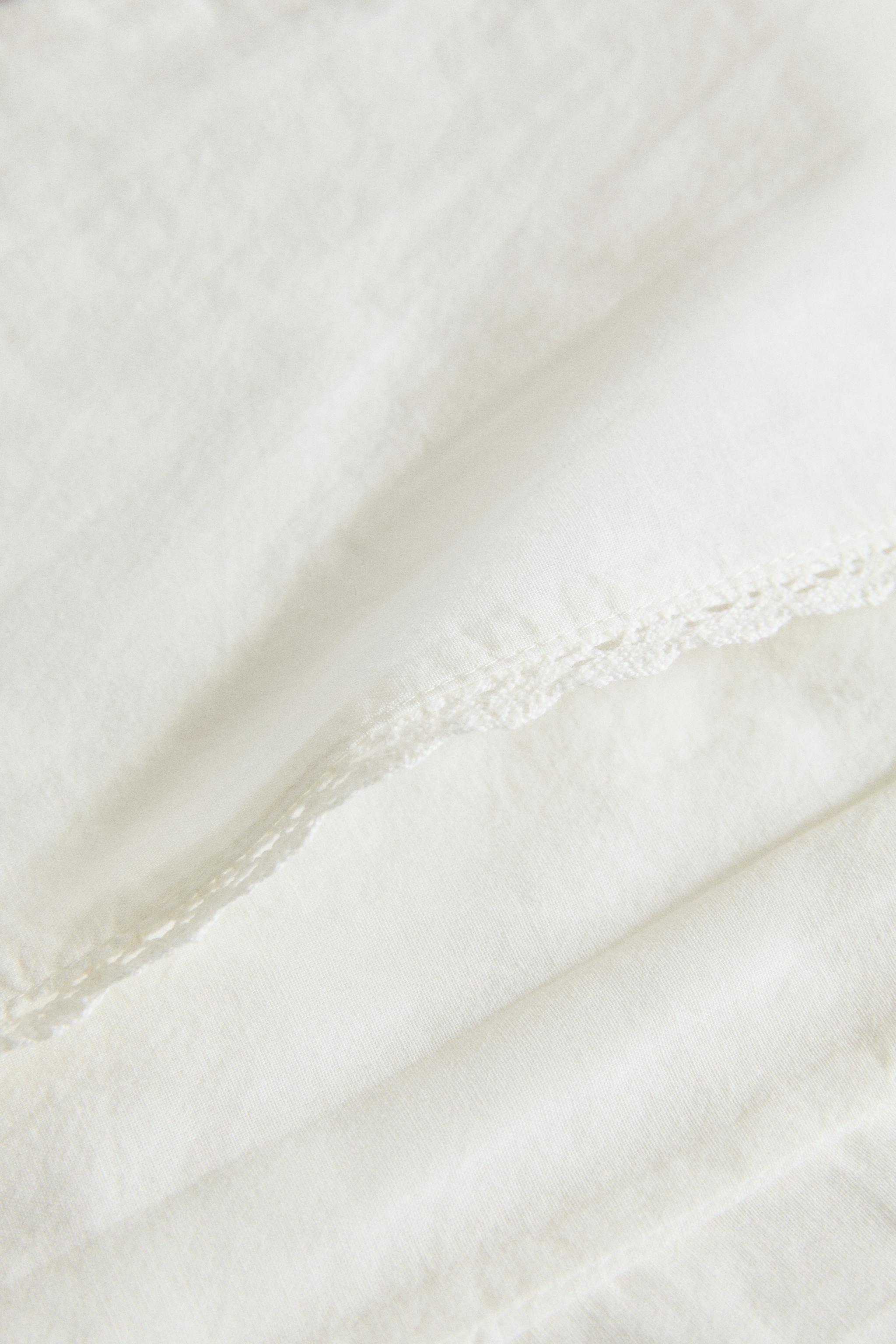 POCHETTE LINGERIE EN COTON BRODÉ