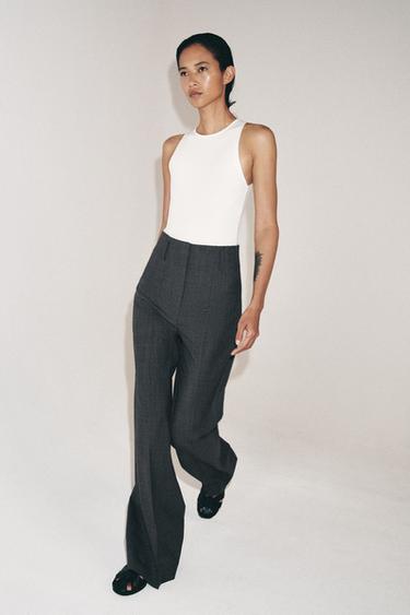 BODY HALTER EN POLYAMIDE - Blanc cassé de Zara - Image 3