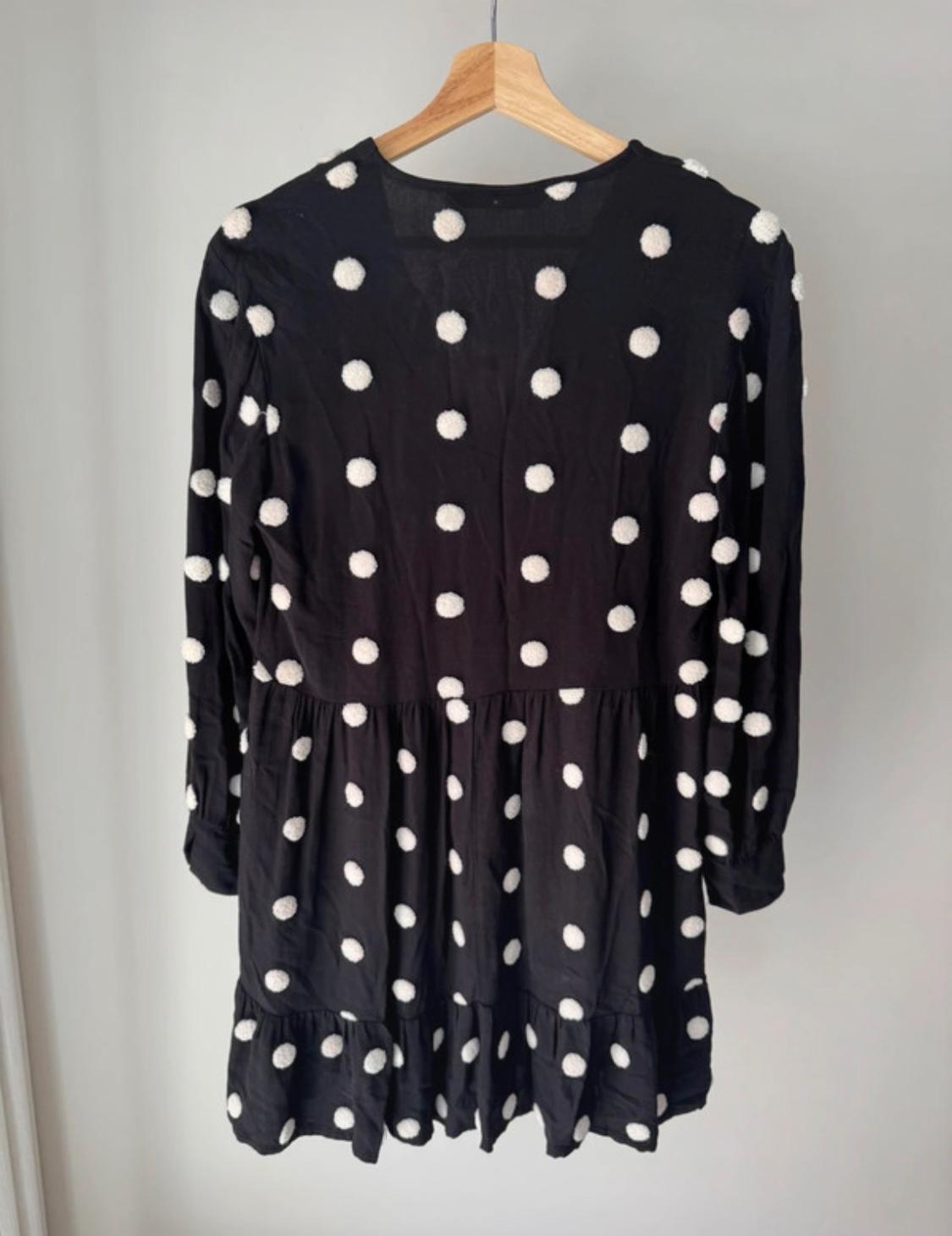 POLKA DOT EMBROIDERED DRESS - Image 2