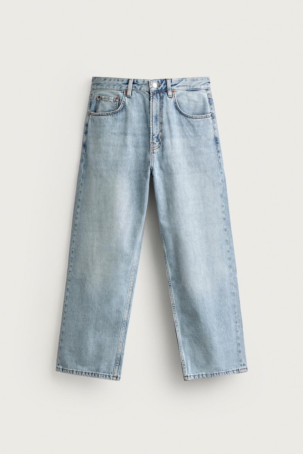 LOOSE-FIT CROPPED JEANS
