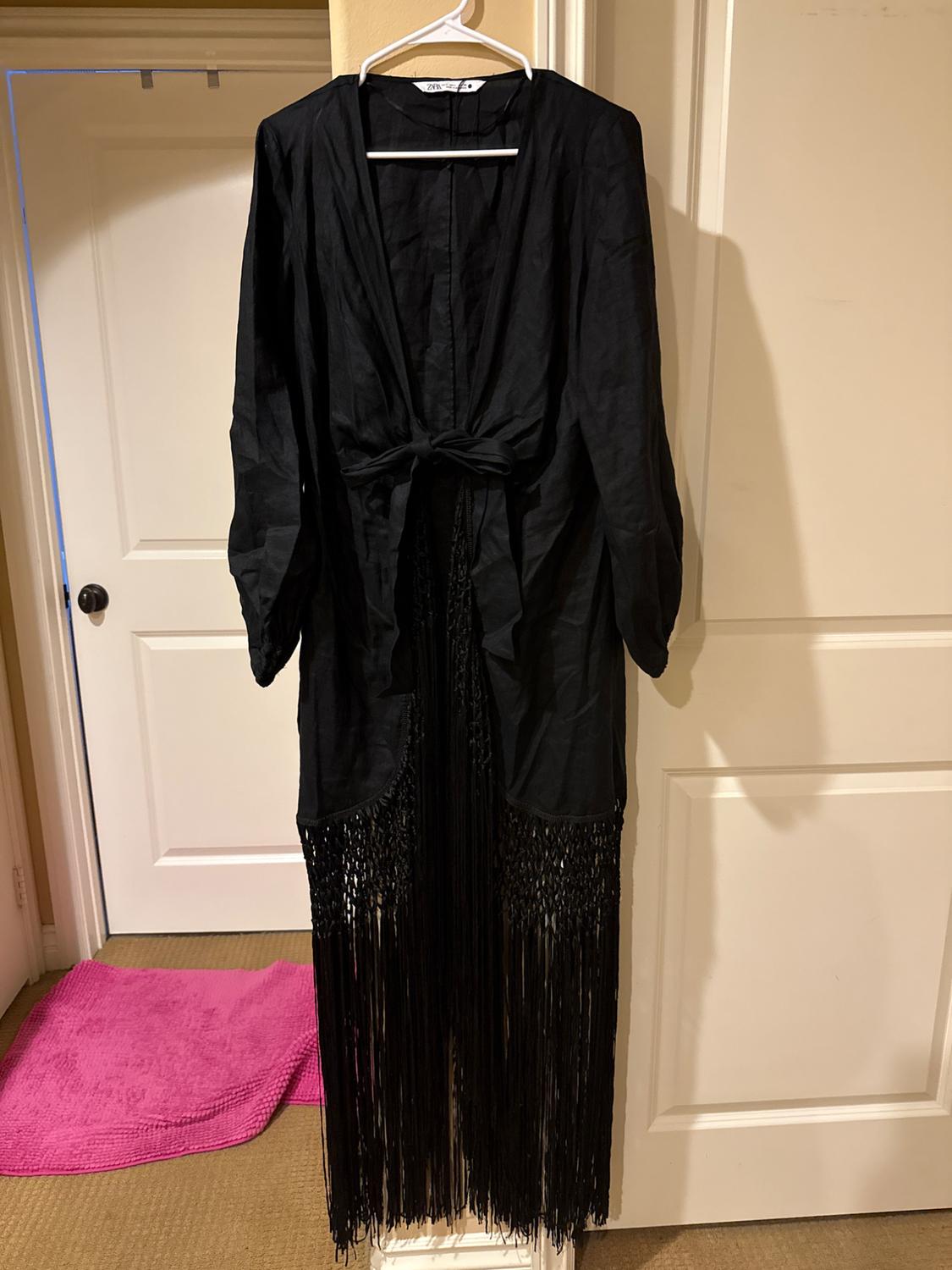 FRINGED LINEN DRESS LIMITED EDITION - Image 3