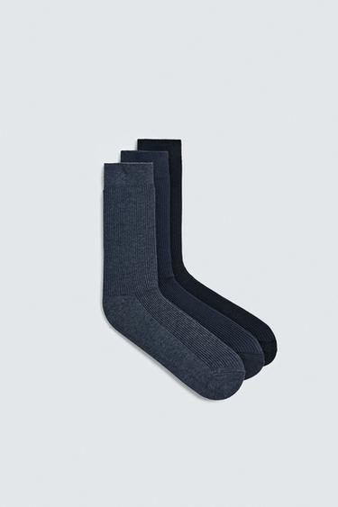 3-PACK OF LIGHTWEIGHT RIB SOCKS - various by Zara - Image 1