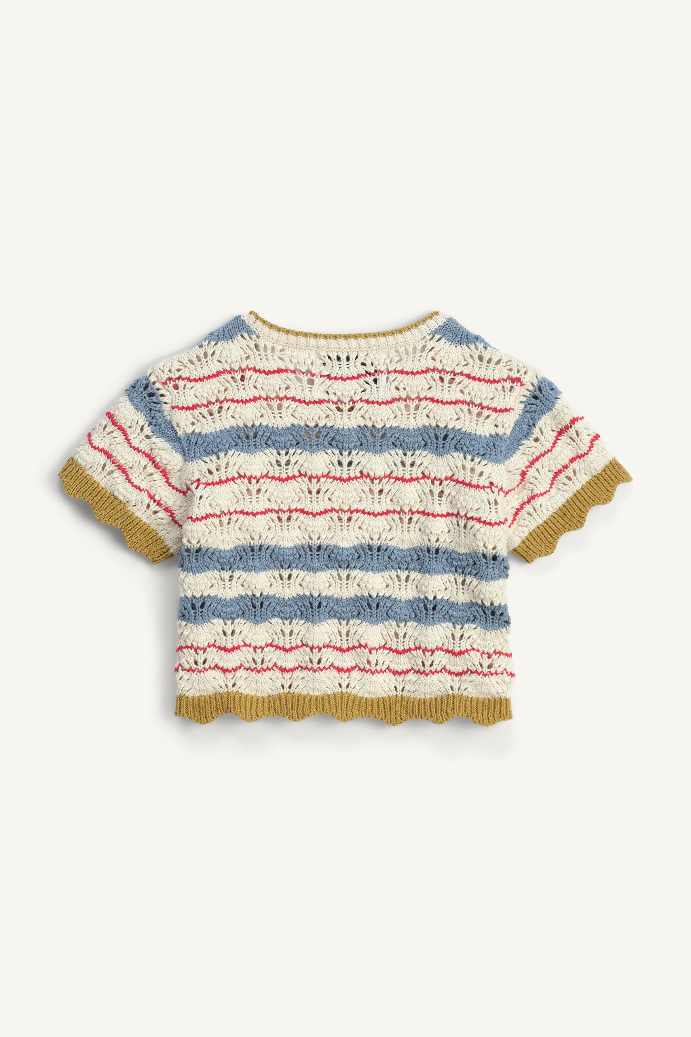 STRIPED KNIT TOP LIMITED EDITION - Multicolored | ZARA