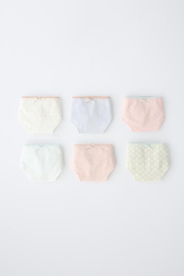 6-14 años/ Paquete de 6 calzoncillos de estampado geométrico