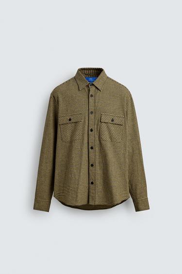 CAMISA FRANELA CUADROS AARON LEVINE X ZARA - Amarillo de Zara