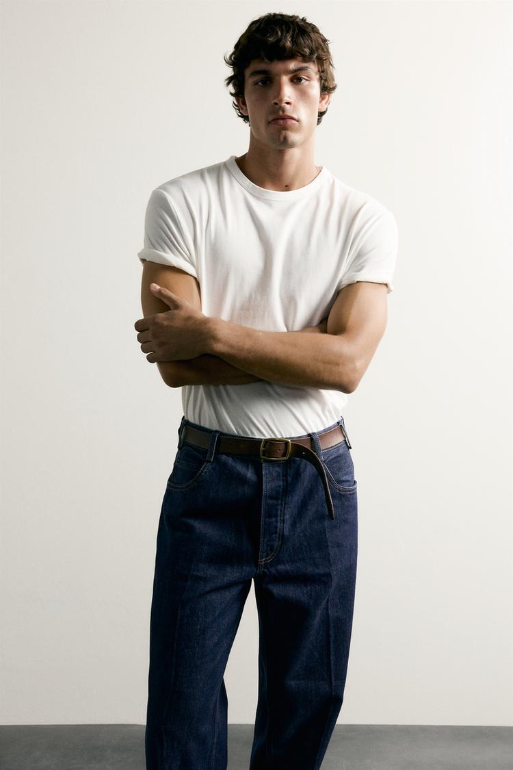 JEANS DE AJUSTE RELAJADO PLANCHADOS 5