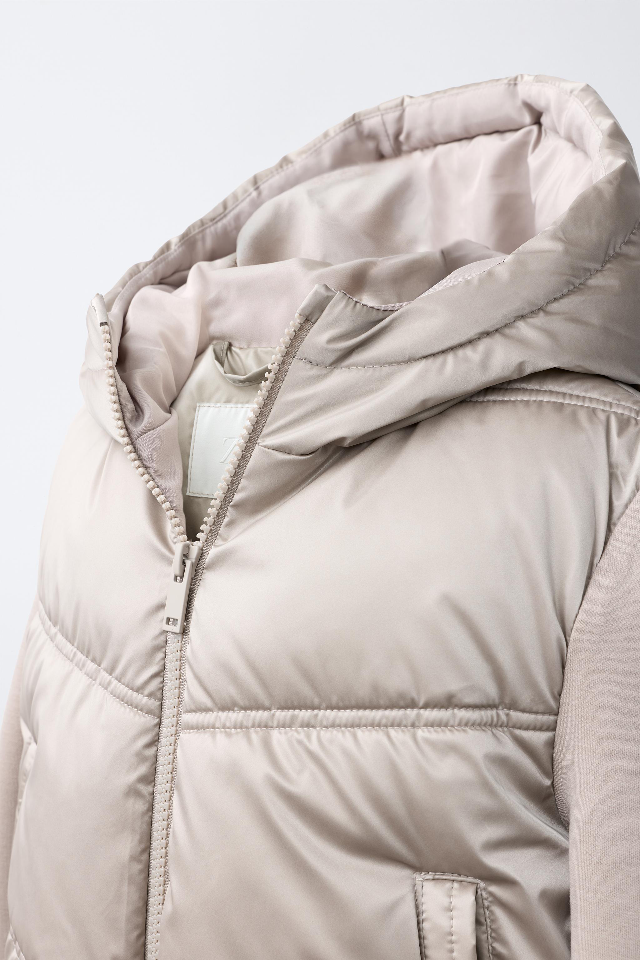 BLOUSON REMBOURRÉ BIMATIÈRE À CAPUCHE